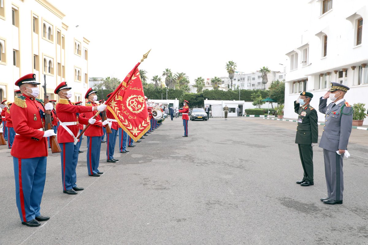 The Chief of Staff of the Armed Forces meets with a number of senior officials in Morocco