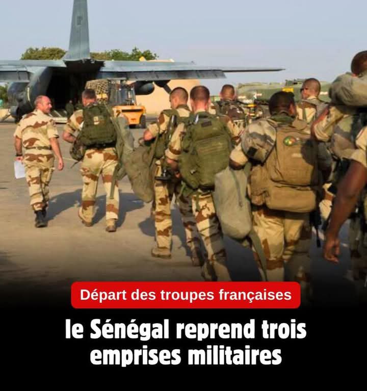 The withdrawal of French troops from Senegal is progressing with the handover of three military bases: Maréchal, Saint-Exupéry, and Contre-amiral Protêt, located at the Dakar Arsenal, reports Les Echos. These sites, evacuated a few days ago, will now be under Senegalese command